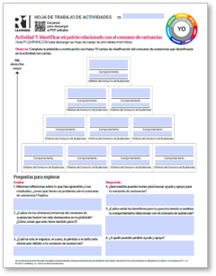 Substance Use Activity Worksheets (Spanish)