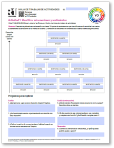 Emotions & Feelings Activity Worksheets (Spanish)