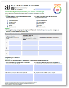 Stages of Change (START) Activity Worksheets (Spanish)