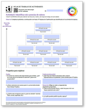 Values Activity Worksheets (Spanish)