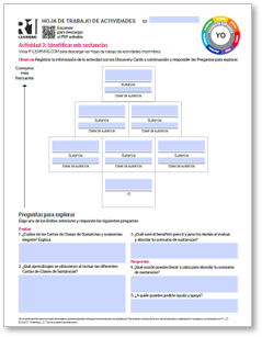 Substance Use Activity Worksheets (Spanish)