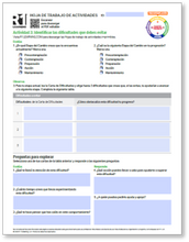 Stages of Change (SUD) Activity Worksheets (Spanish)
