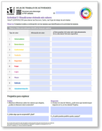 Values Activity Worksheets (Spanish)