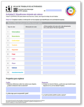 Values Activity Worksheets (Spanish)