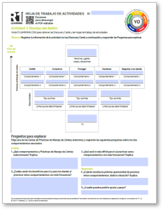 Healthy Boundaries Activity Worksheets (Spanish)