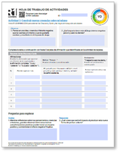 Affirmations Activity Worksheets (Spanish)