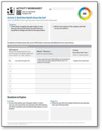 Affirmations Activity Worksheets (English)