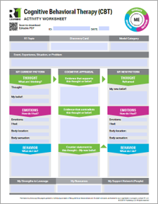 R1 Cognitive Behavioral Therapy (CBT) Worksheet