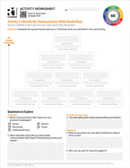 Communication Skills Activity Worksheets