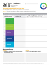 Character Traits Activity Worksheets