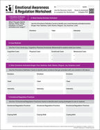 Emotional Regulation Activity Worksheets (English)