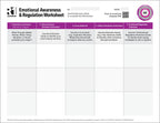 Emotional Regulation Activity Worksheets (English)
