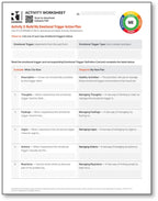 Emotional Triggers Activity Worksheets