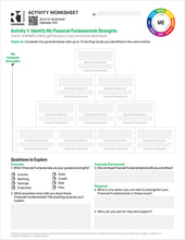 Financial Fundamentals Activity Worksheets