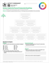 Financial Fundamentals Activity Worksheets