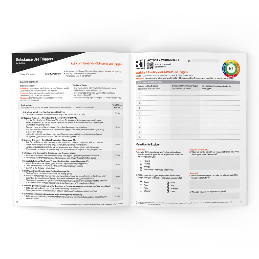Substance Use (Relapse) Triggers Facilitator Guide (English)