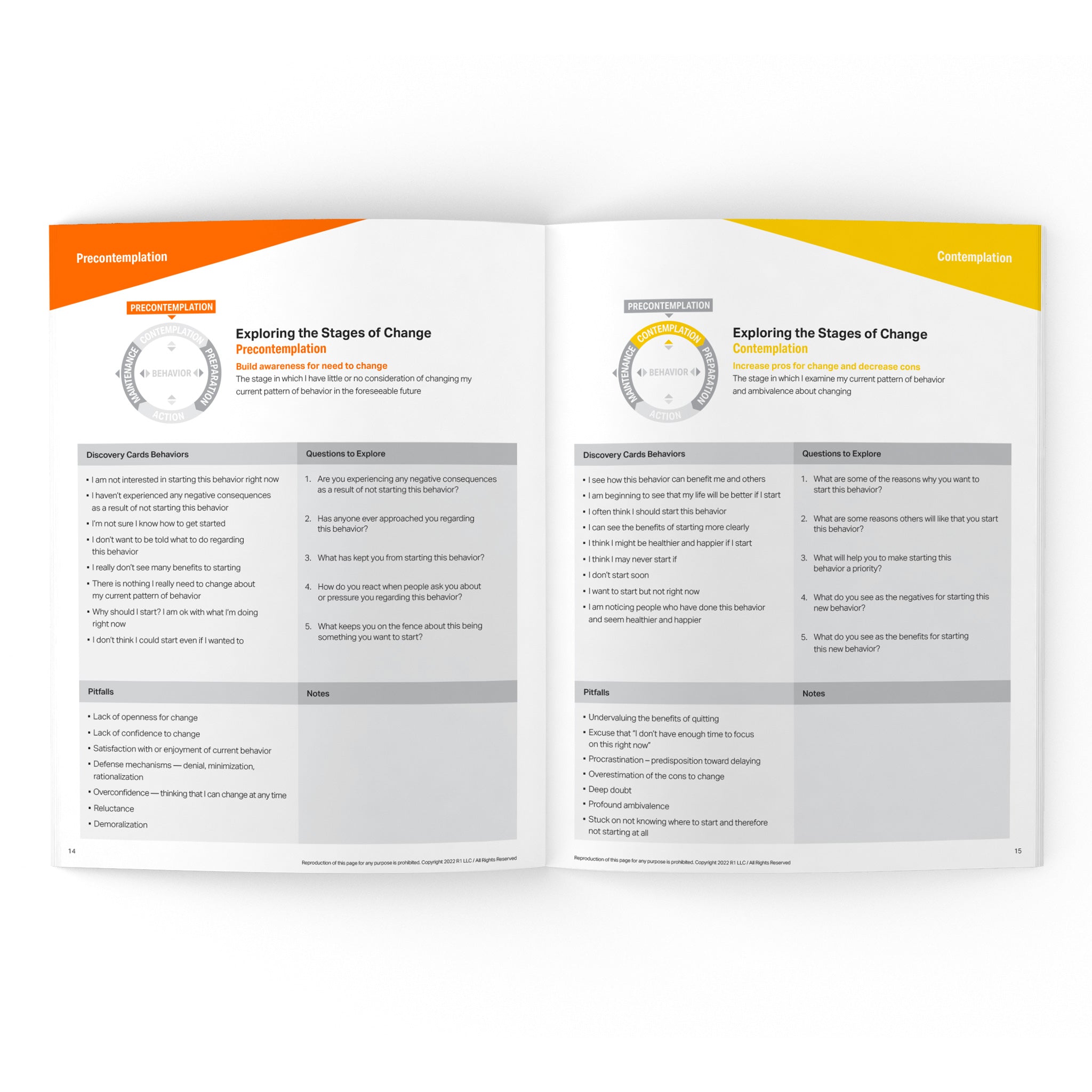 Stages of Change (START) Facilitator Guide (English)