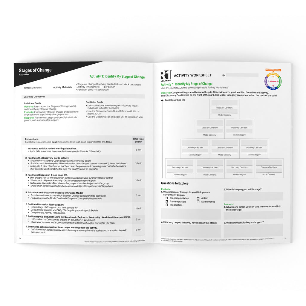Stages of Change (START) Facilitator Guide (English)
