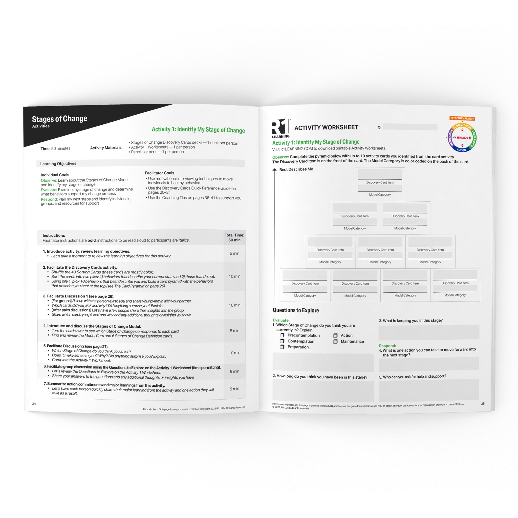Stages of Change (START) Facilitator Guide (English)