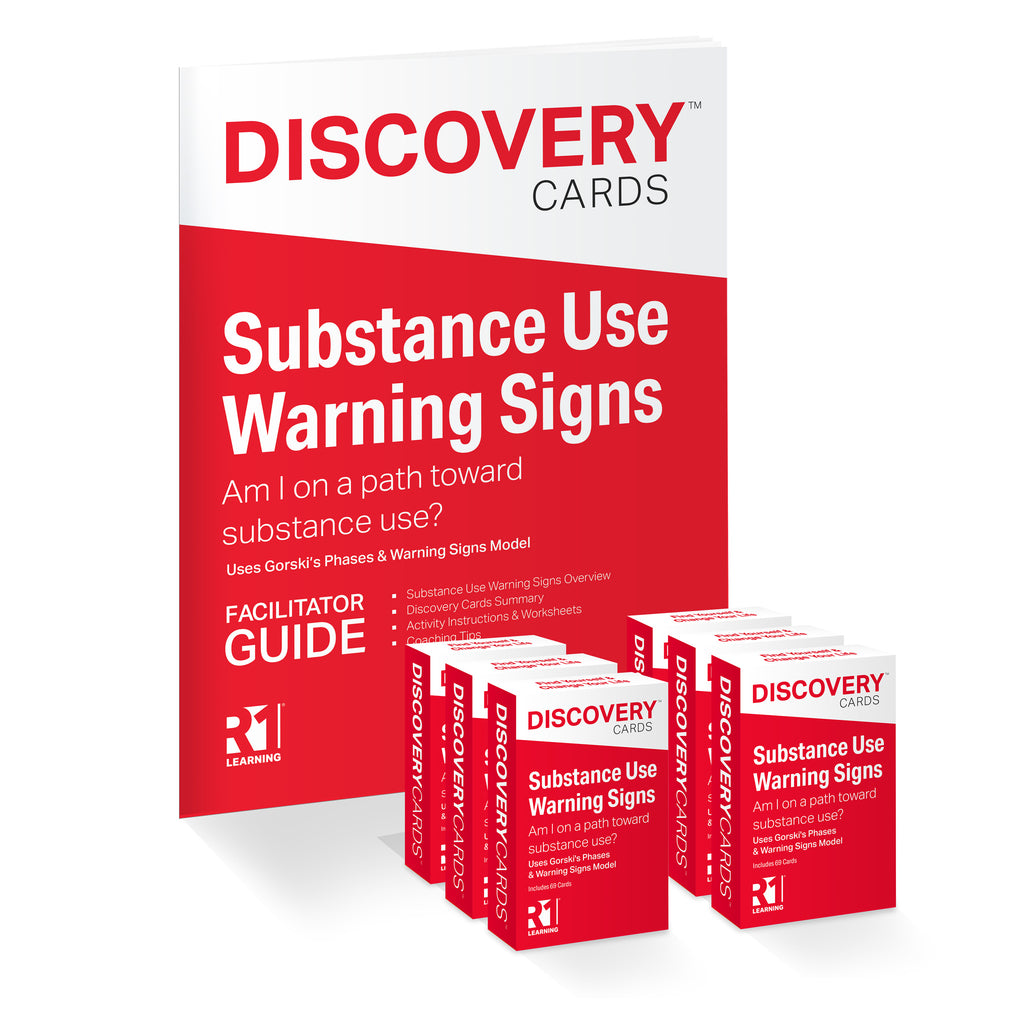 Substance Use (Relapse) Warning Signs Group Kit — 6 decks