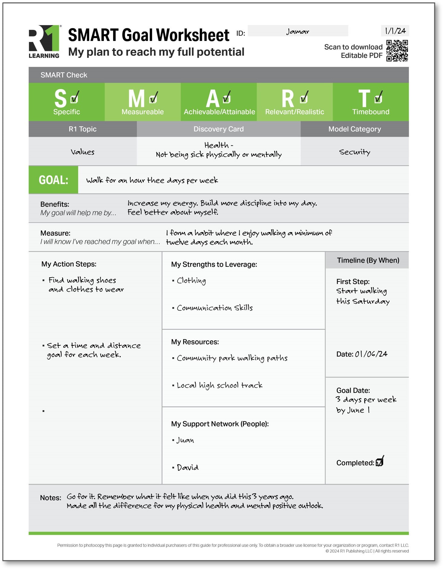 Smart Goal Worksheet Example What Are SMART Goals? Financial