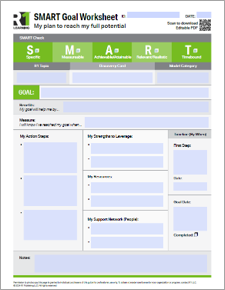 R1 SMART Goals Worksheet