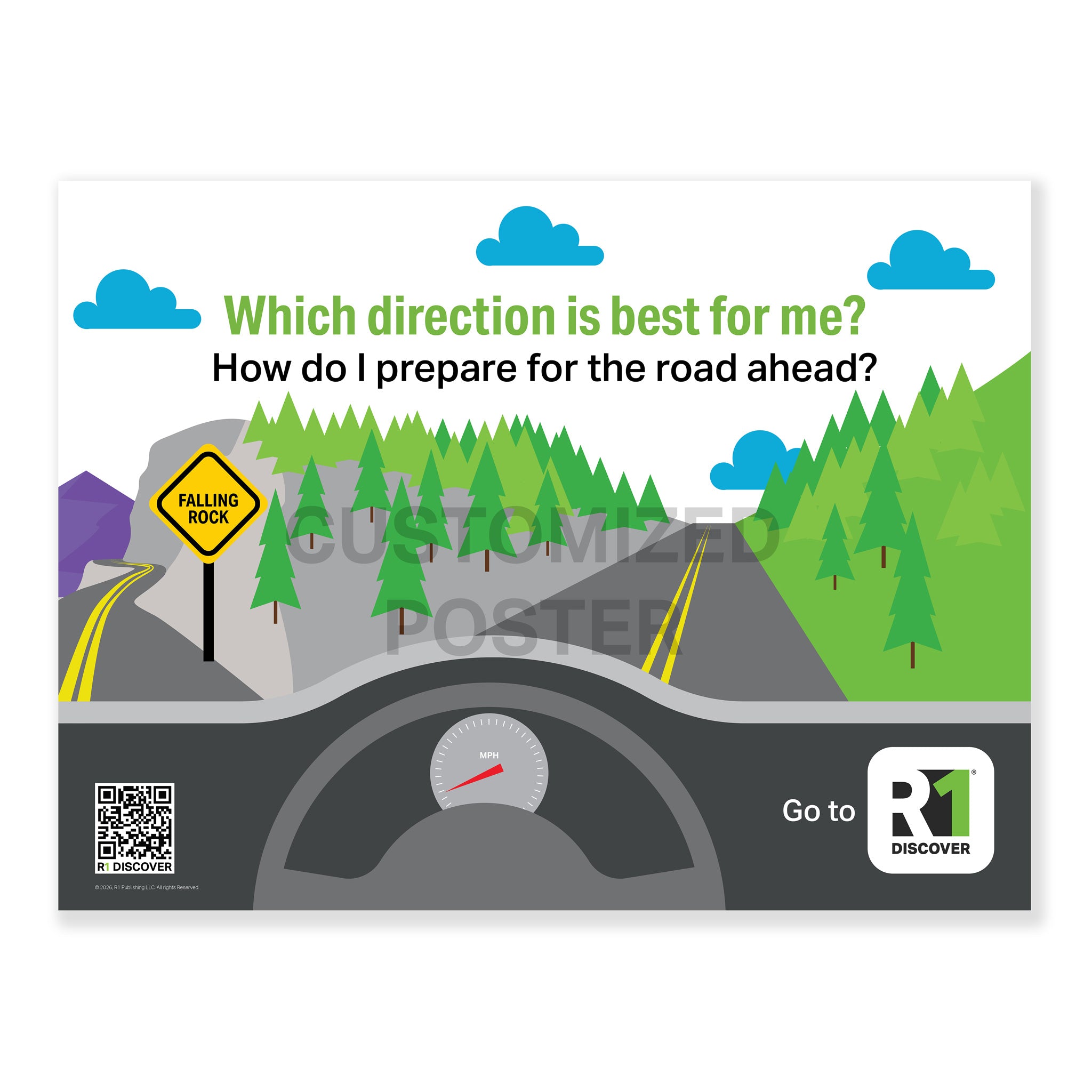R1 Animated Scene Poster (Automobile Dashboard)