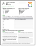 Stages of Change (Substance Use) Activity Worksheets