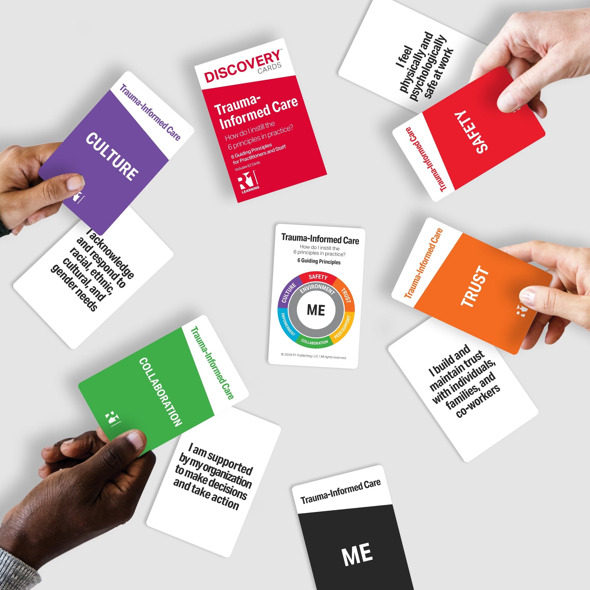 Trauma-Informed Care (ME) Cards Deck — 1 deck, for Practitioners and Staff