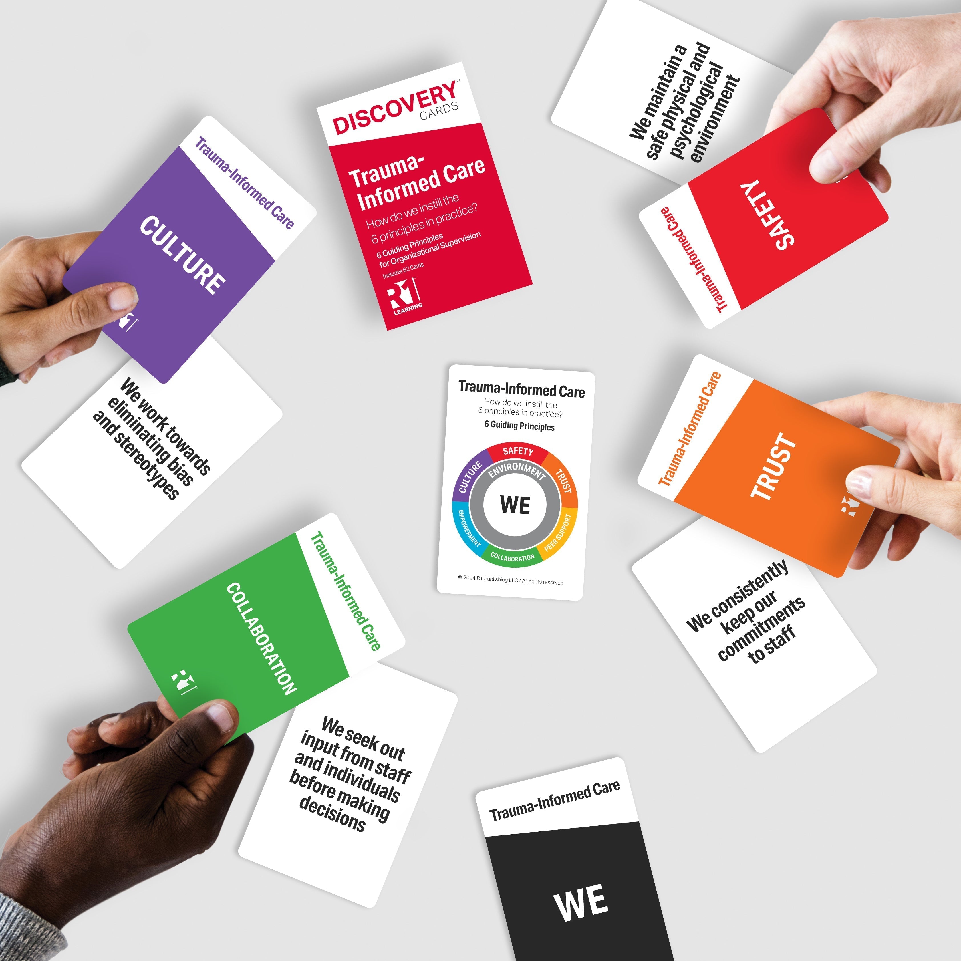 Trauma-Informed Care (WE) Cards Deck — 1 deck, for Organizational Supervision
