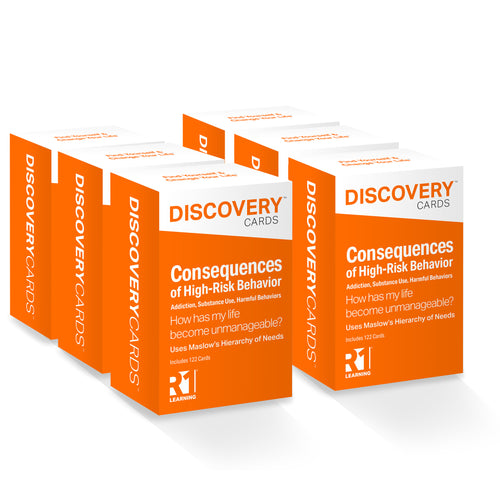 Consequences of Addiction (High-Risk Behaviors) Discovery Cards Value Pack — 6 decks