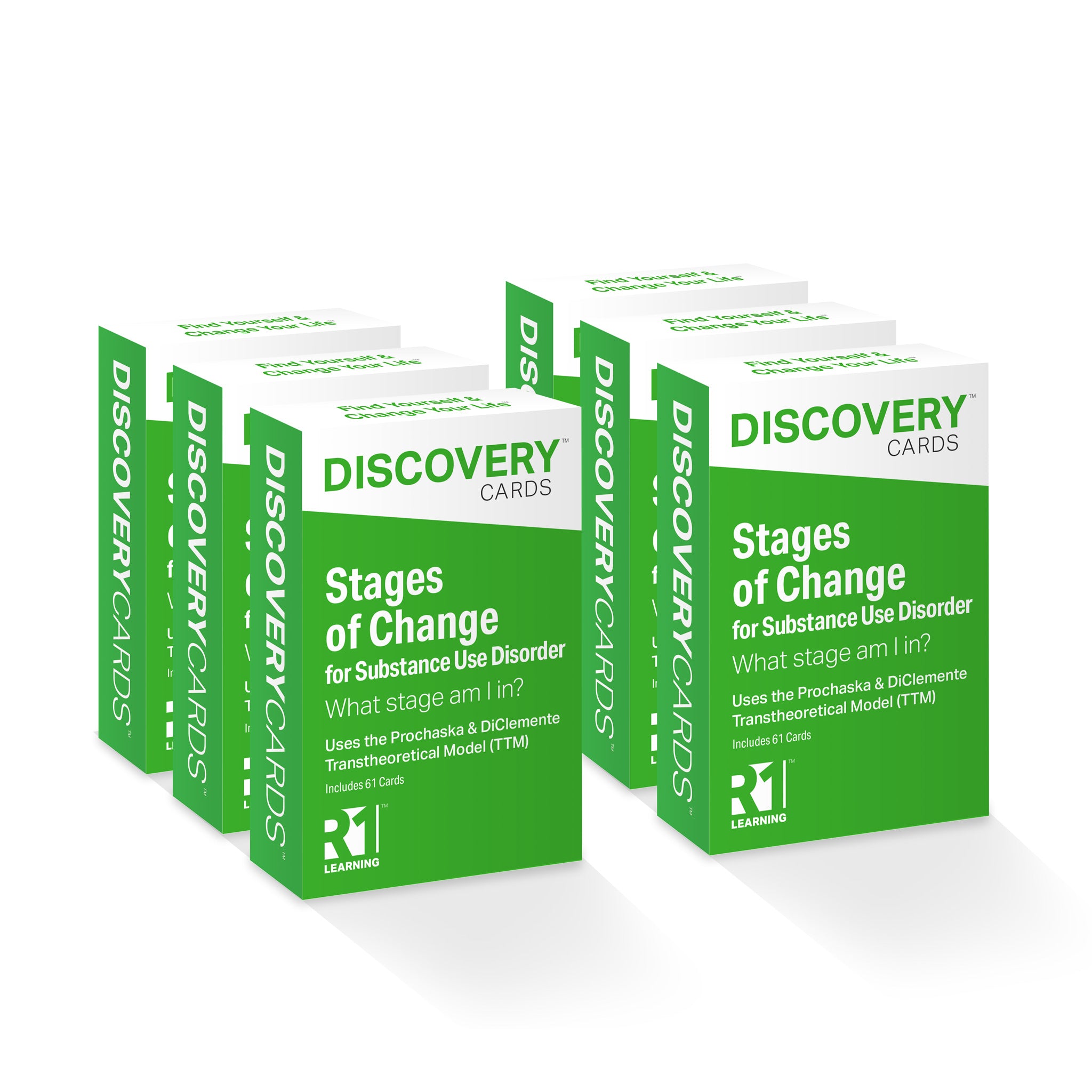 Stages of Change (Substance Use) Discovery Cards Value Pack — 6 decks