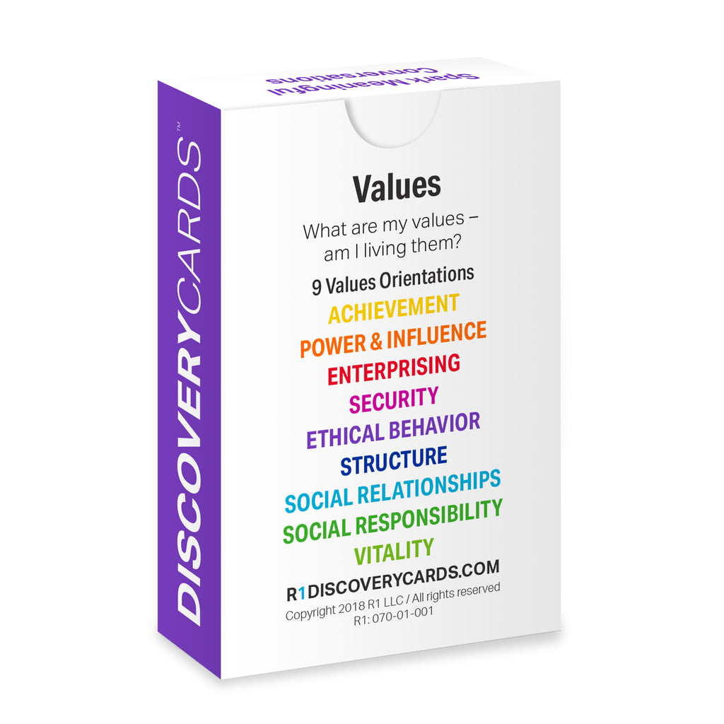 August 19 (Friday), 1:00–2:30 pm US ET (90 minutes) — Values Virtual Training