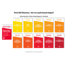 Substance Use (Relapse) Warning Signs Discovery Cards Value Pack — 6 decks