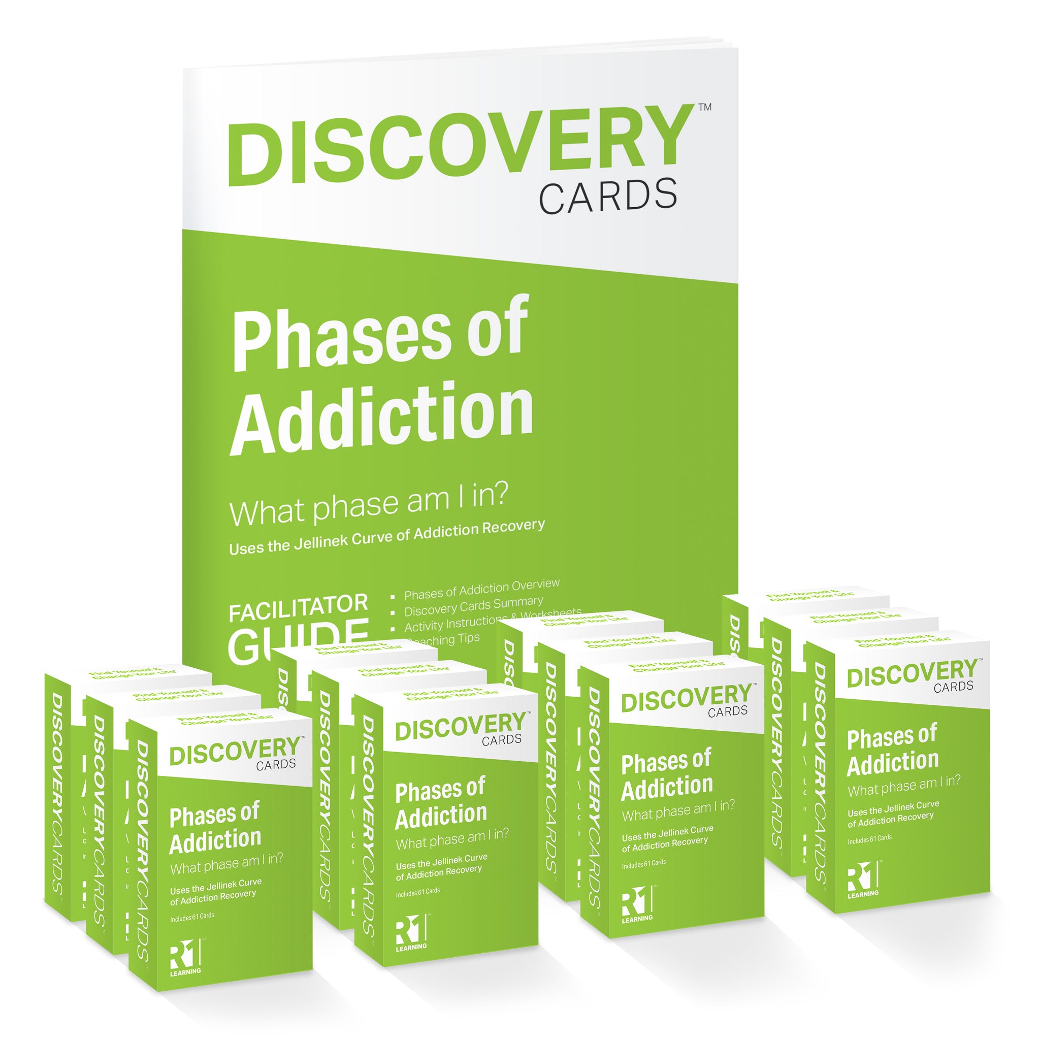 Phases of Addiction Group Kit — 12 decks