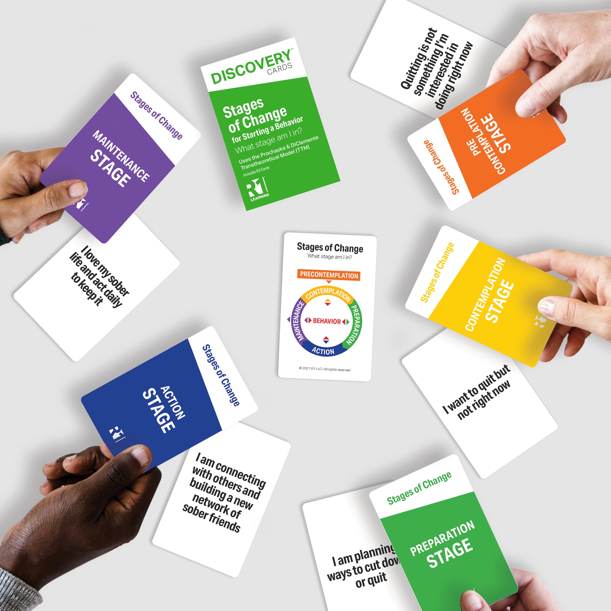 Stages of Change Discovery Cards – R1 Learning, 1815 N Utah, Arlington ...
