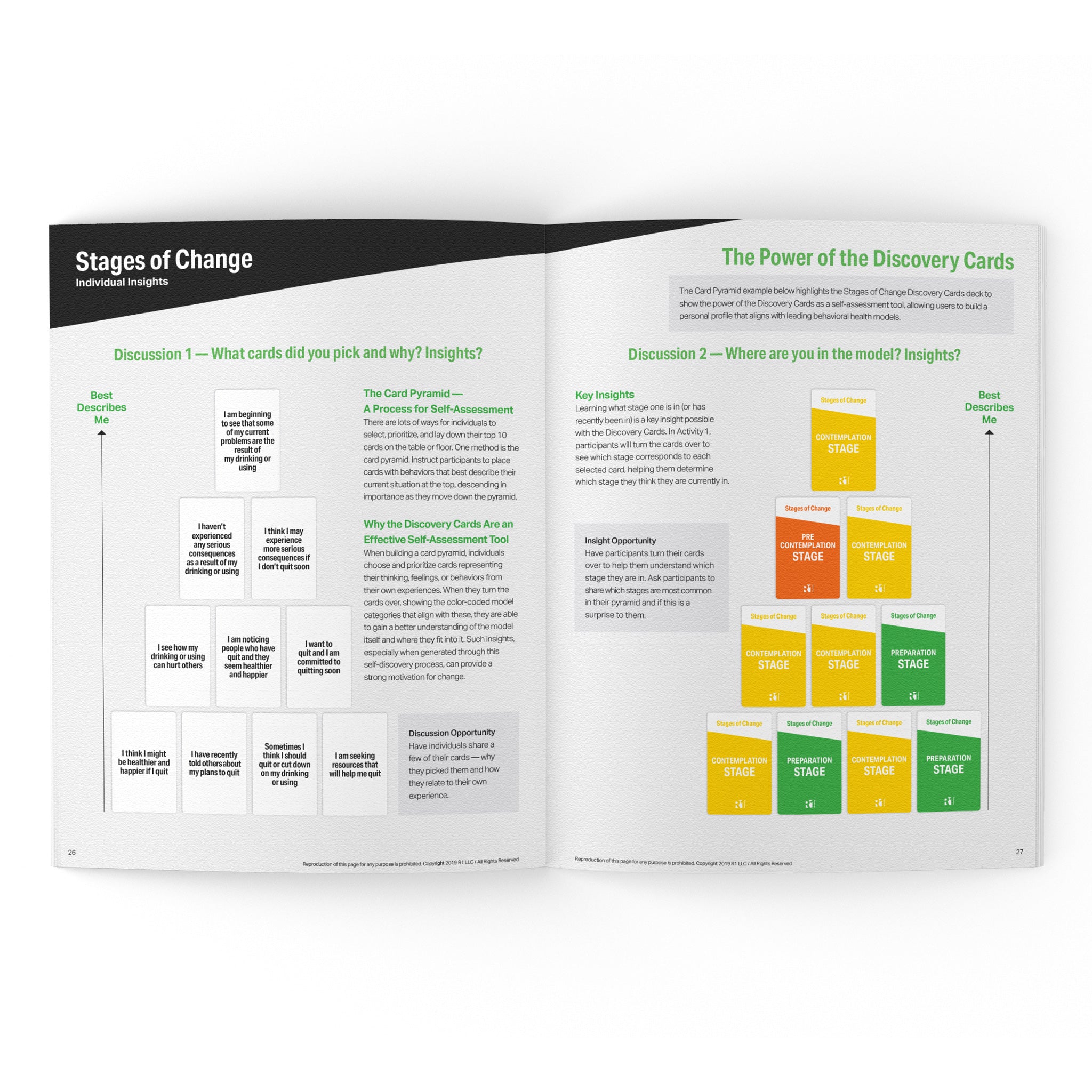 Stages of Change (Substance Use) Topic Kit — 1 deck